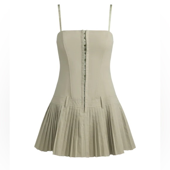 pink tree Dresses & Skirts - Khaki Corset Mini Dress